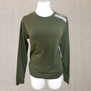 VICTORIA Secret PINK Olive Green Pullover Sweater